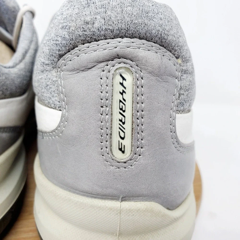 ECCO‎ Biom Hybrid 3 Golf Shoes Mens 45 Shoes Grey Yak Leather Waterproof Sneaker
